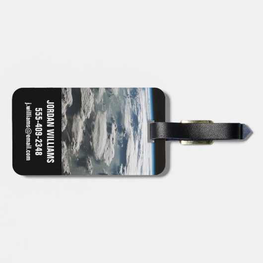 Stormy Sky über dem Amazonas Gepäckanhänger (Rückseite horizontal)