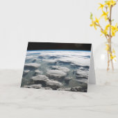 Stormy Sky über dem Amazonas Karte (Gelbe Blume)