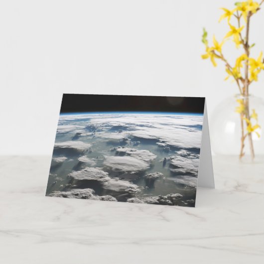 Stormy Sky über dem Amazonas Karte (Gelbe Blume)