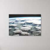 Stormy Sky über dem Amazonas Leinwanddruck (Vorderseite)