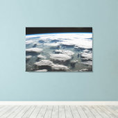 Stormy Sky über dem Amazonas Leinwanddruck (Insitu (Holzboden))