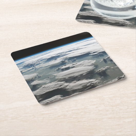 Stormy Sky über dem Amazonas Rechteckiger Pappuntersetzer (angewinkelt)