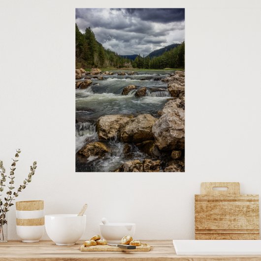 Stormy Spearfish Creek Poster (Küche)