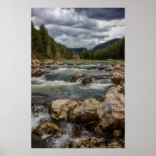 Stormy Spearfish Creek Poster (Vorne)