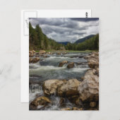 Stormy Spearfish Creek Postkarte (Vorne/Hinten)