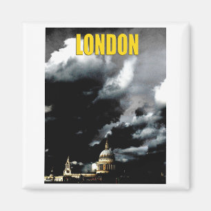 Stormy St. Paul's Cathedral Magnet