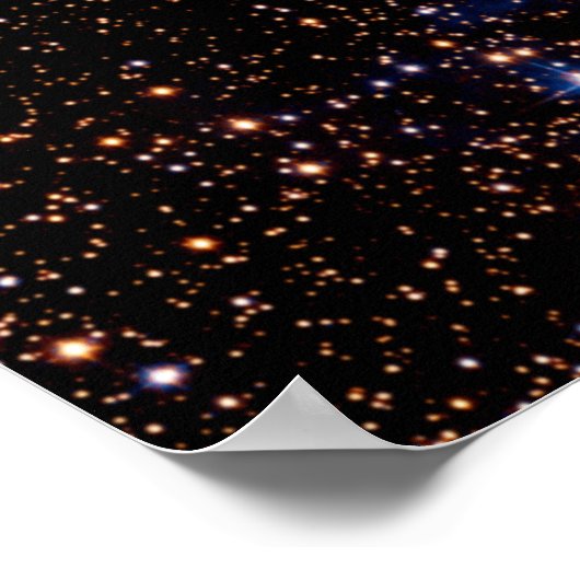 Stormy Stellar Star-Formation Intergalaktische Reg Poster (Ecke)