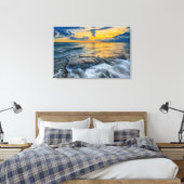 Stormy Sundown Leinwanddruck (Insitu (Schlafzimmer))