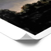 Stormy Sunset Poster (Ecke)