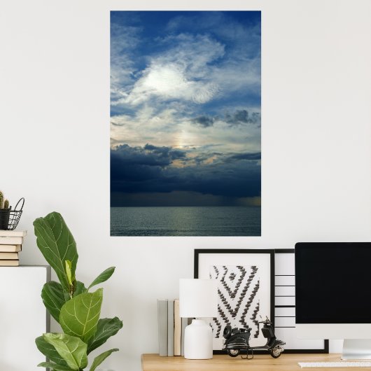 Stormy Sunset Poster (Heimbüro)