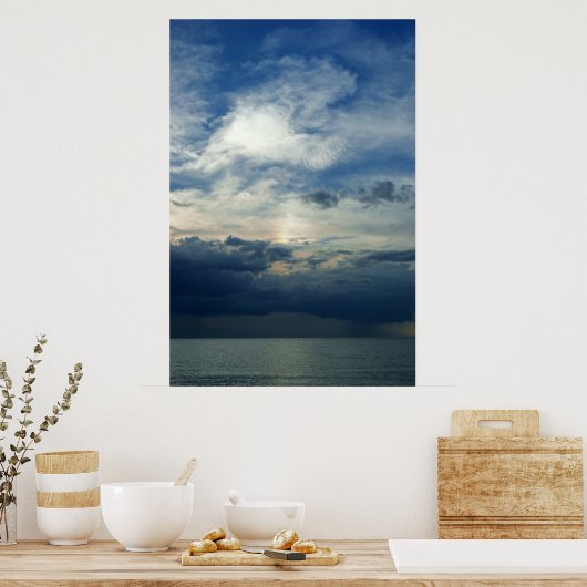 Stormy Sunset Poster (Küche)