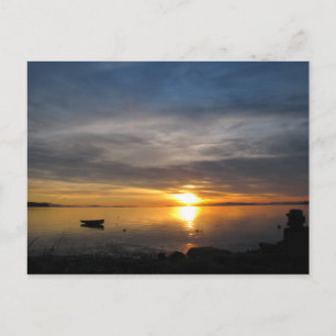 Stormy Sunset Postkarte