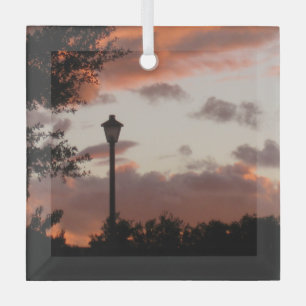 Stormy Texas Sunset Ornament Aus Glas