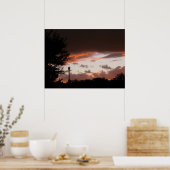 Stormy Texas Sunset Poster (Küche)