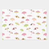 Stormy Umbrellas Geschenkpapier Set (Vorderseite 2)