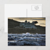 Stormy view, Burgh Island Hotel, Devon Postkarte (Vorne/Hinten)