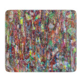 Stormy Weather 6 x 7 Deko Glass Cutting Board Schneidebrett (Vorderseite)