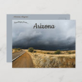 Stormy Weather in Arivaca Arizona Postkarte (Vorne/Hinten)
