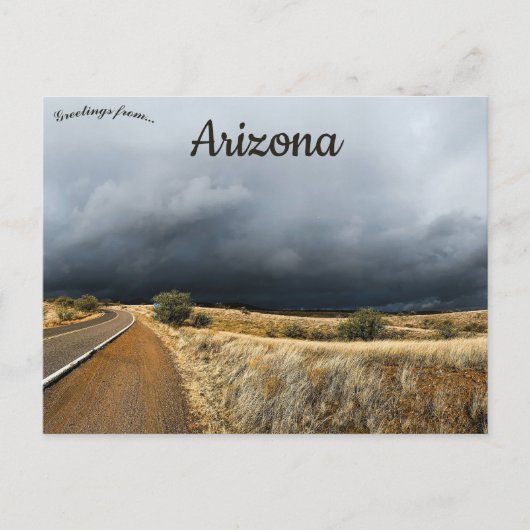 Stormy Weather in Arivaca Arizona Postkarte (Vorderseite)