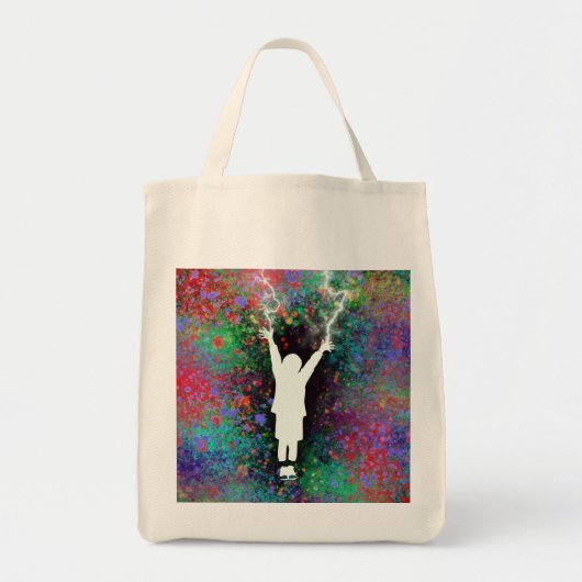 Stormy Weather Large Tote Bag Tragetasche (Vorne)