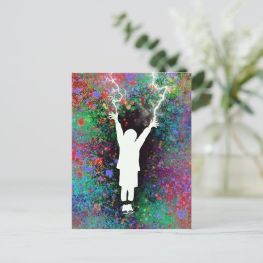 Stormy Weather Postkarte (Stehend Vorderseite)