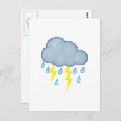 Stormy Weather Postkarte (Vorne/Hinten)