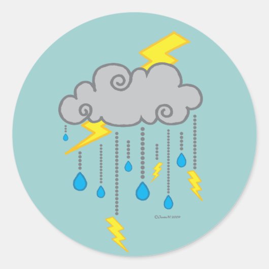 Stormy Weather Sticker (Vorderseite)