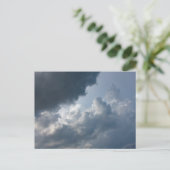 Stormy, Wolken Postkarte (Stehend Vorderseite)