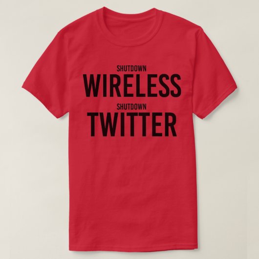 STORMZY SHUT UP Shutdown Wireless Shutdown Twitter T-Shirt (Design vorne)