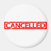 Stornierte Briefmarke Magnet (Vorne)