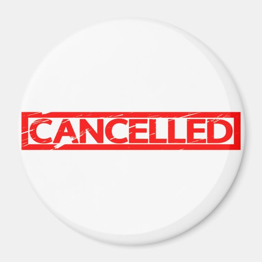 Stornierte Briefmarke Magnet (Vorne)