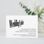 Stornierte Hochzeit Save The Date (Stehend Vorderseite)