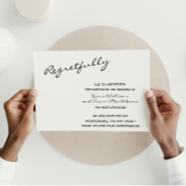 Stornierte Hochzeitspostkarte Postkarte