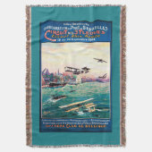 Storniertes Flugboot-Werbeplakat Decke (Vorderseite Vertikal)
