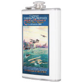 Storniertes Flugboot-Werbeplakat Flachmann (Links)