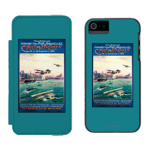 Storniertes Flugboot-Werbeplakat Incipio Watson™ iPhone 5 Geldbörsen Hülle