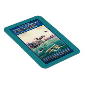 Storniertes Flugboot-Werbeplakat Magnet (Rechte Seite)
