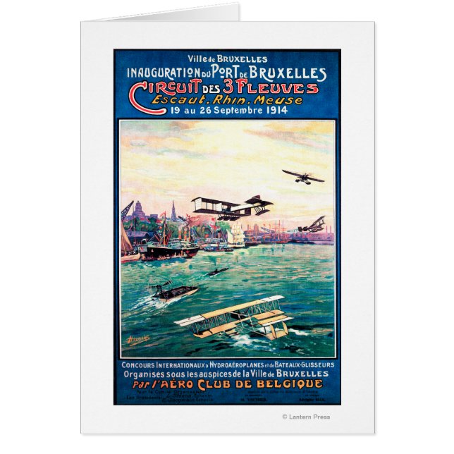 Storniertes Flugzeug-Werbeplakat (Vorne)