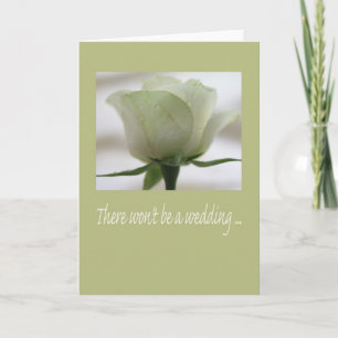 Stornierung einer Hochzeit Ankündigung