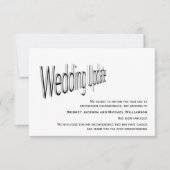 Stornierung einer Hochzeit Save The Date (Vorderseite)