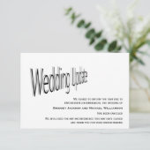 Stornierung einer Hochzeit Save The Date (Stehend Vorderseite)