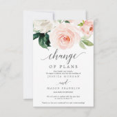 Stornierung einer Hochzeit - Zurückgestellt - Ände Einladung (Vorderseite)