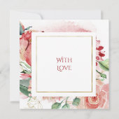 Stornierung einer Hochzeit - Zurückgestellt - Ände Einladung (Rückseite)