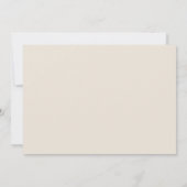 Stornierung von Hochzeiten durch Handschrift auf C Einladung (Rückseite)