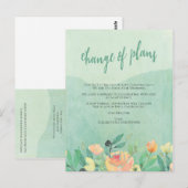 Stornierungen von Hochzeiten Änderung der Pläne ve Postkarte (Vorne/Hinten)