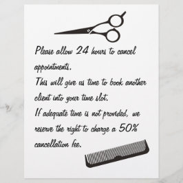 Stornierungsbedingungen Briefbogen