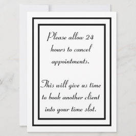 Stornierungsbedingungen Feiertagskarte