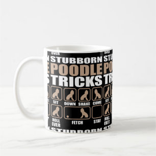 Störrischer Pudel-Trickentwurf Kaffeetasse