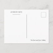 Storrow Drive Postkarte (Rückseite)