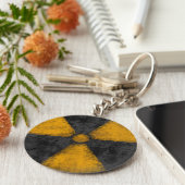 Störstrahlungssymbol Schlüsselanhänger (Seite)